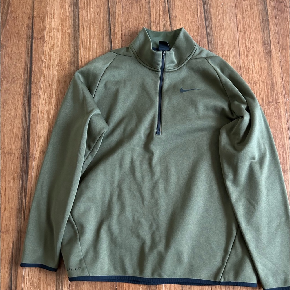 Nike Olive Green Pullover